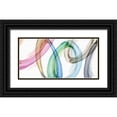 thumbnail image 1 of Watts, Eva 32x18 Black Ornate Wood Framed with Double Matting Museum Art Print Titled - Rings of Light, 1 of 4