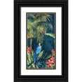 thumbnail image 1 of Watts, Eva 9x14 Black Ornate Wood Framed with Double Matting Museum Art Print Titled - Tropicano II, 1 of 4
