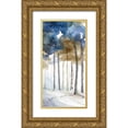 thumbnail image 1 of Watts, Eva 9x14 Gold Ornate Wood Framed with Double Matting Museum Art Print Titled - In the Blue Forest II, 1 of 4