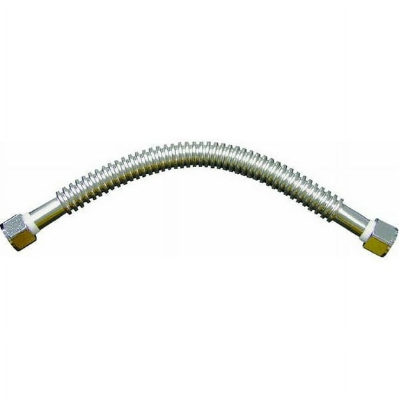 Watts FFSS15-R 3/4-Inch FIP SteelCorrugated Flex Water Heater Connector, 15-Inch