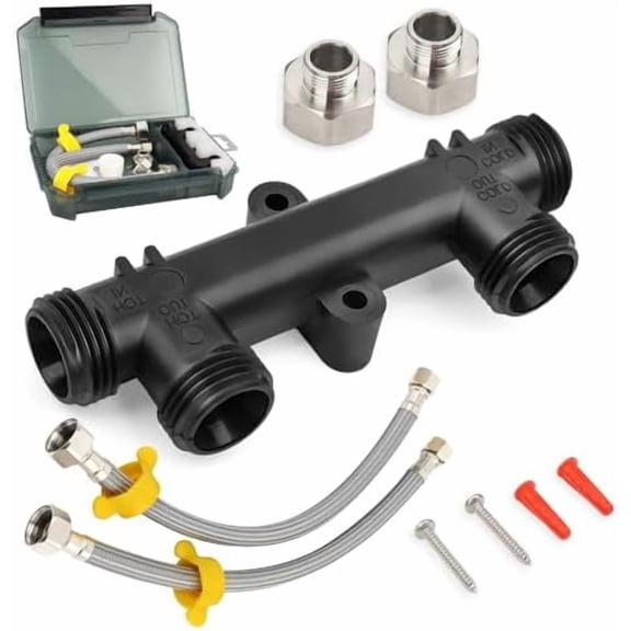 Watts Grundfos Replacement Sensor Valve - Hot Water Recirculating Pump System, Instant Hot Water, Tank Water Heaters Only, 12" Supply Lines & 1/2" Adapters$$Tools & Hardware Other