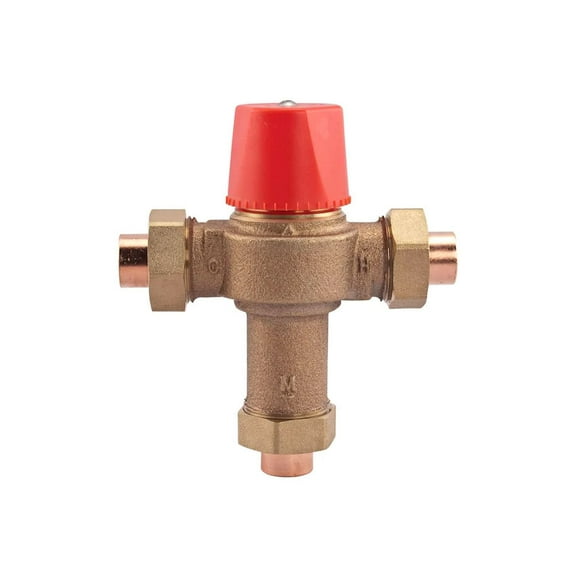 Watts Hydronic Valve - Hot Water Temperature Control Valve - 1/2-in -LF1170M2-US