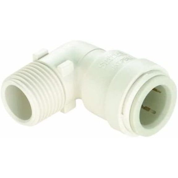 Watts Male Elbow Quick-Connect Fitting - 1/2 In. x 3/8 In. MPT - Bagged
