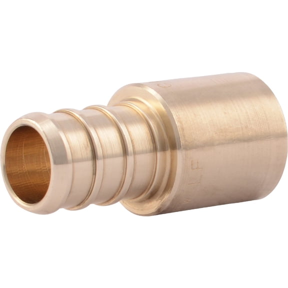 Watts PEX LFP-513 Adapter 1/2-Inch Barb x 1/2-Inch Male Sweat Low-Lead, Brass