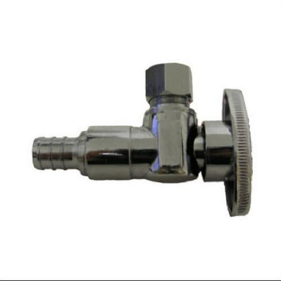 Watts PEX LFP-555 Angle Stop Valve 3/8-Inch OD x 1/2-Inch PEX Low-Lead, Chrome