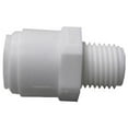thumbnail image 1 of Watts PL-3025 Multi-Purpose Push-Fit Tube To Pipe Adapter, 3/8 X 1/4 in, Compression X MPT, Plastic, 1 of 2