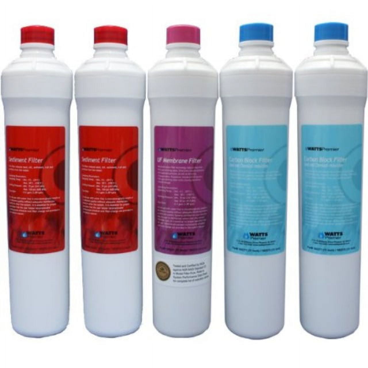 Watts Premier UF-3 Ultra Filtration 5-Pack Replacement Filter Kit