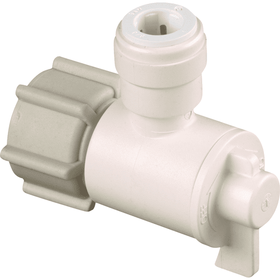 Watts Quick Connect Stop Angle Valve - Single Pack Standard Mounting Hardware, Drop-In Replacement