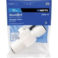 Watts Water Technologies Watts Quick Connect Straight Stop Push Valve