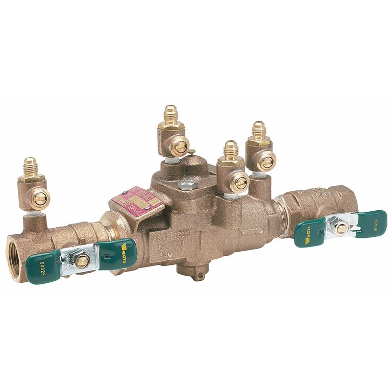 Watts Reduced Pressure Zone Backflow Preventer 1/2 LF 009QT