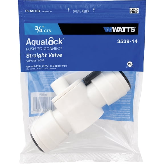 Watts Sea Tech 3539-14 Type 39 3/4" Inline Valve Residential Use, Standard Application