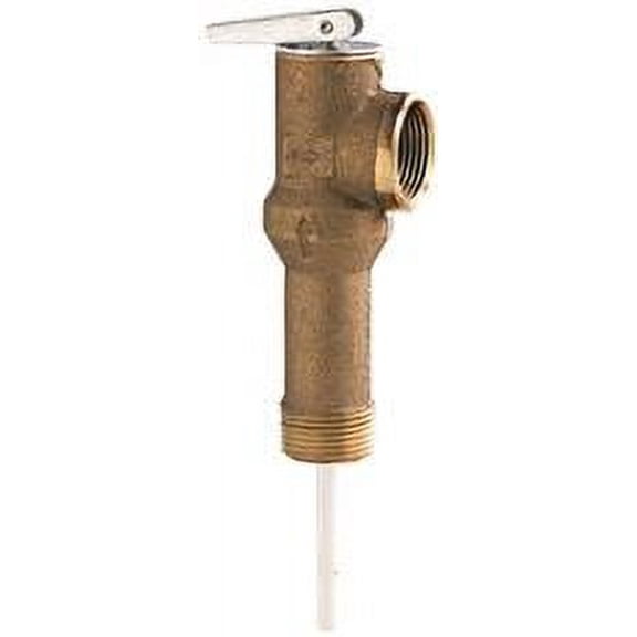 Watts Temperature And Pressure Relief Valve, 3/4 In. Long Shank, Lead Free