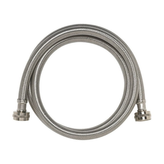 Watts WTS-SPL60-1212PB Stainless Steel Washing Machine Hose, 5-Foot