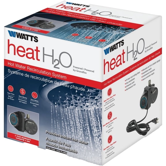 Watts Water Technologies Watts Hot Water Pump Recirculating System - Pack of 6
