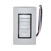 Wattstopper Hdls4Ss-7 Dataline 4 Button Keyed White Wall Switch Li Complete Control Relay; White