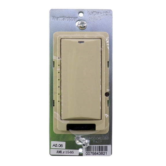 Wattstopper LMDM-101-I Digital Dimming Wall Switch, Low Voltage, Ivory