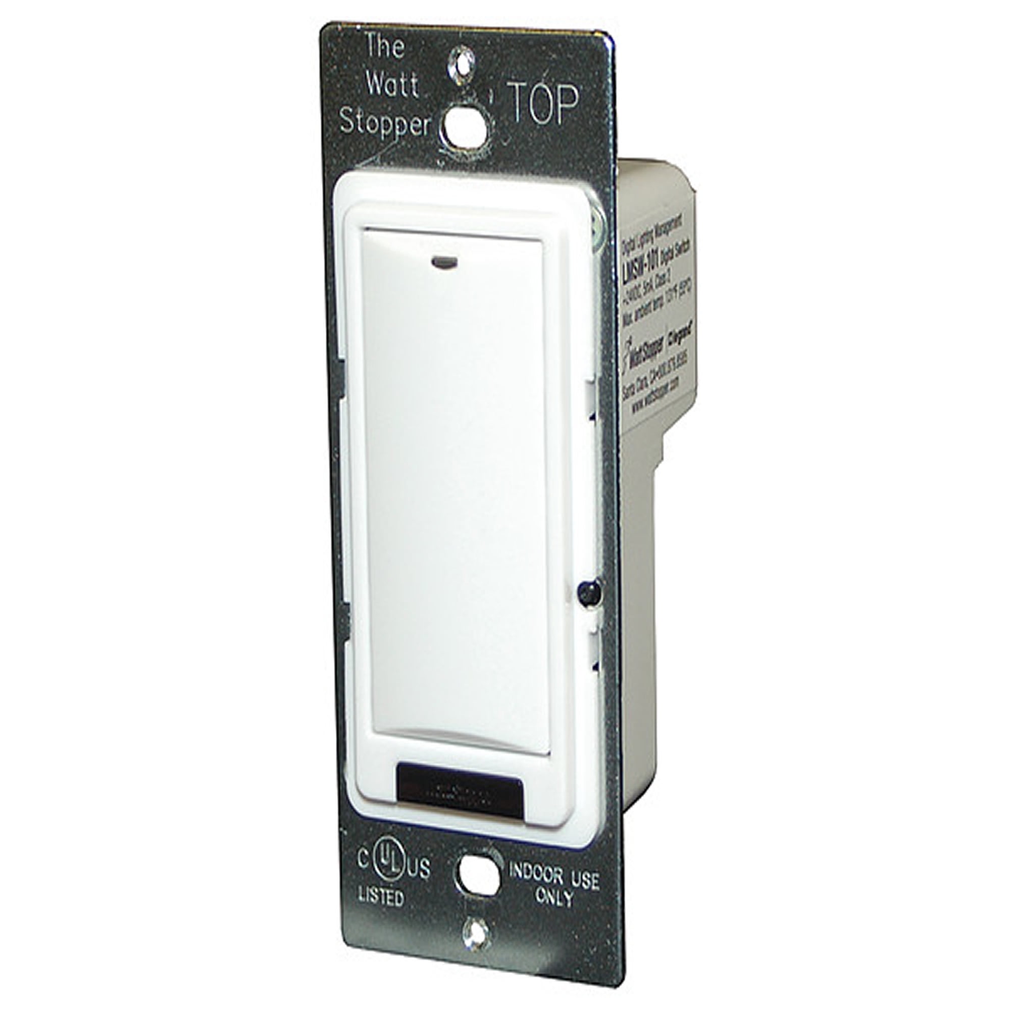Wattstopper Lmsw101W Digital Switch, 1 Button, Infrared, White