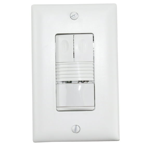 Wattstopper PIR Wall Switch Occupancy Sensor PW-200-W Motion Activated Switch White