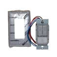 thumbnail image 1 of Wattstopper WA-300 Gray Decora Style Dual Relay Automatic Wall Switch Occupancy Sensor, 1 of 5