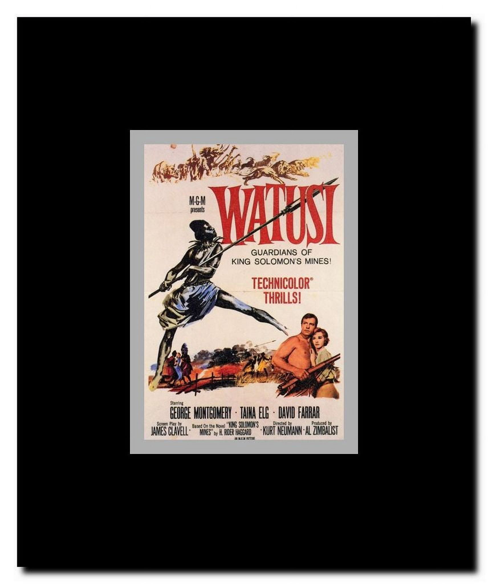Watusi Framed Movie Poster