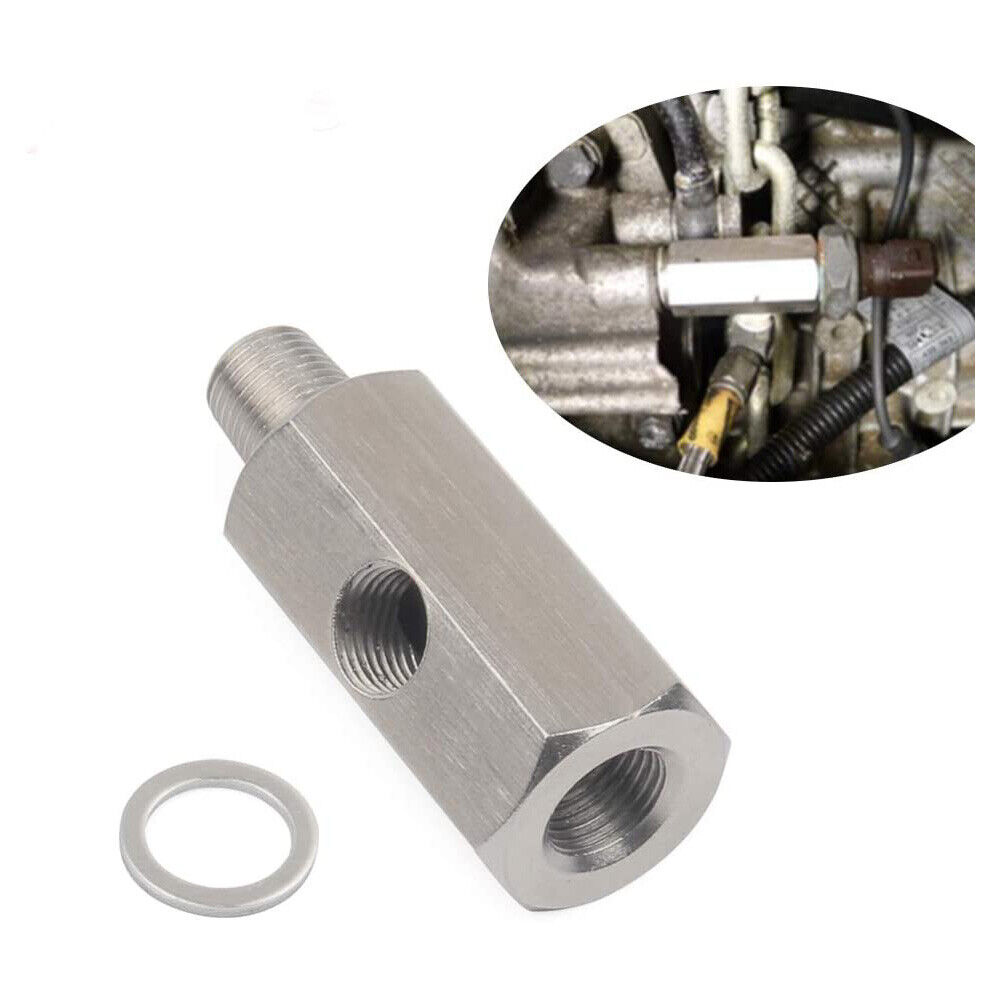 1/8" BSPT Sensore Pressione Olio Adattatore Da T A NPT Alimentazione T