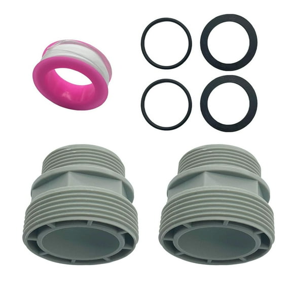 Wauebuly 1Sets Replacement for Pool Filter Pump Hose Adapter 1 1/4"-1 1/2" Filter Hose Conversion Kit 4560