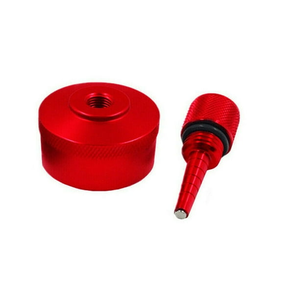 Wauebuly Generator Extended Run Gas Cap and Magnetic Oil Dipstick Red Kit for Honda EU2000i EU1000i