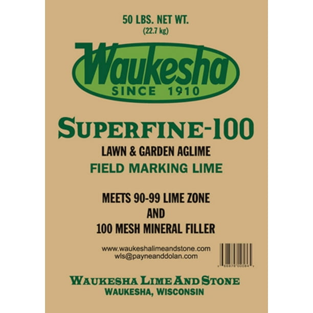 Waukesha Superfine100 Field Marking Lime 50 lb.