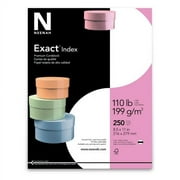 Neenah Exact Index 8.5 x 11 White Paper 110lb Cover 250/Ream
