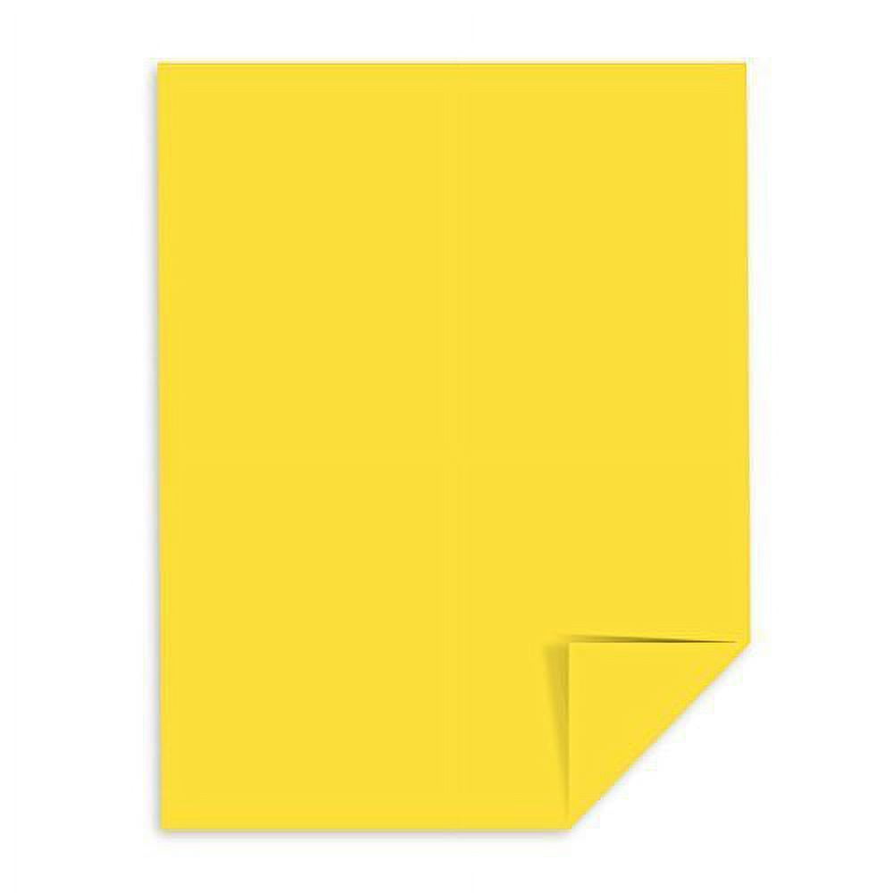 Wausau Paper Astrobright 22531 Solar Yellow 8 1/2" x 11" 24 lb. Made in