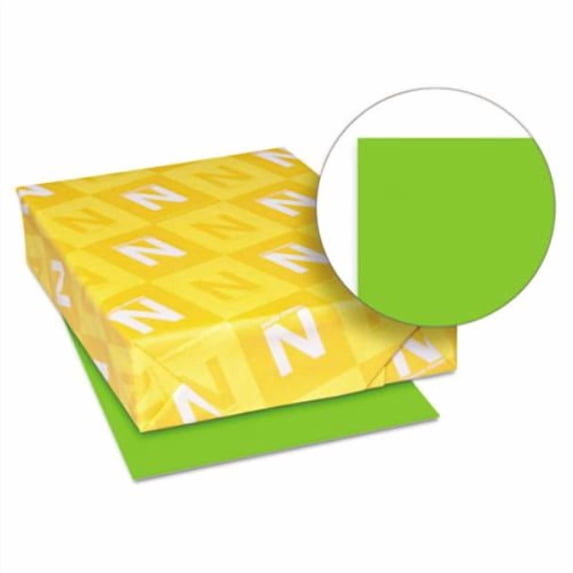 Astrobrights Colored Card Stock 65 lb. 8-1/2 x 11 Martian Green 250 Sheets 21811