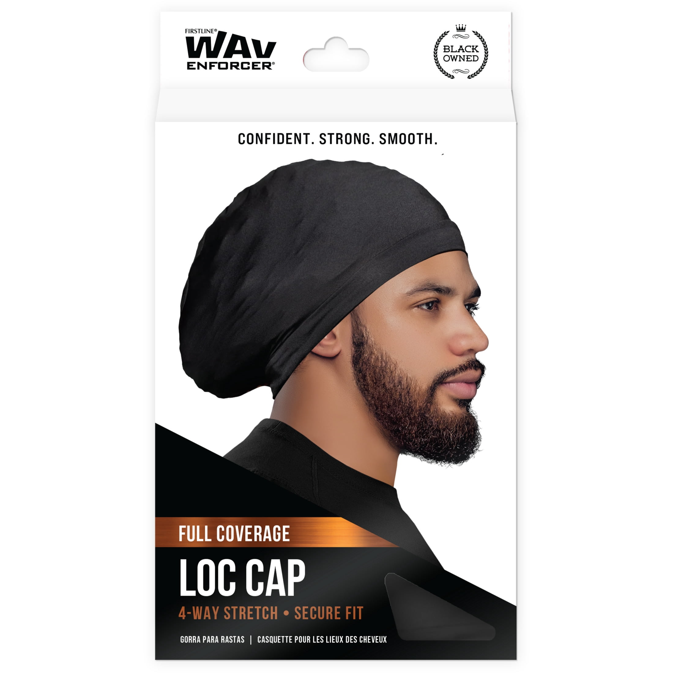 WavEnforcer Full Coverage Loc Cap Stretch Spandex Protects Locs