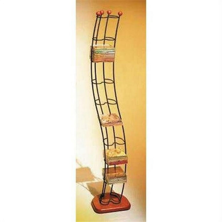Wave 110-CD Organizer Rack, Media Storage Tower with Solid