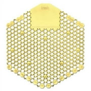 Wave 3D Urinal Deodorizer Screen, Yellow, Citrus, 10/Box