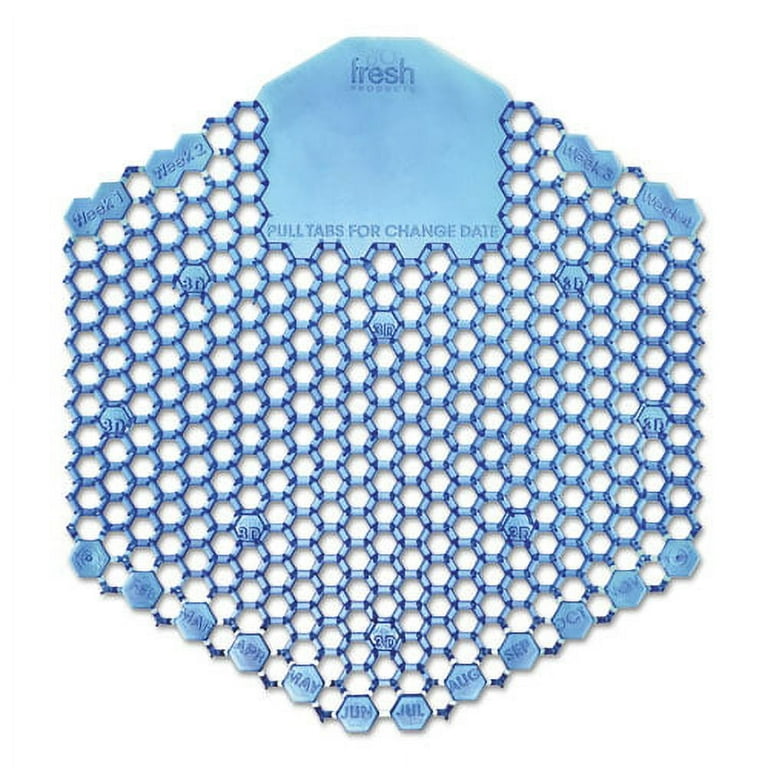 Wave 3D Urinal Deodorizer Screen, Cotton Blossom Scent, Blue, 10/Box Wave 3D Urinal Deodorizer Screen, Cotton Blossom Scent, Blue, 10/Box