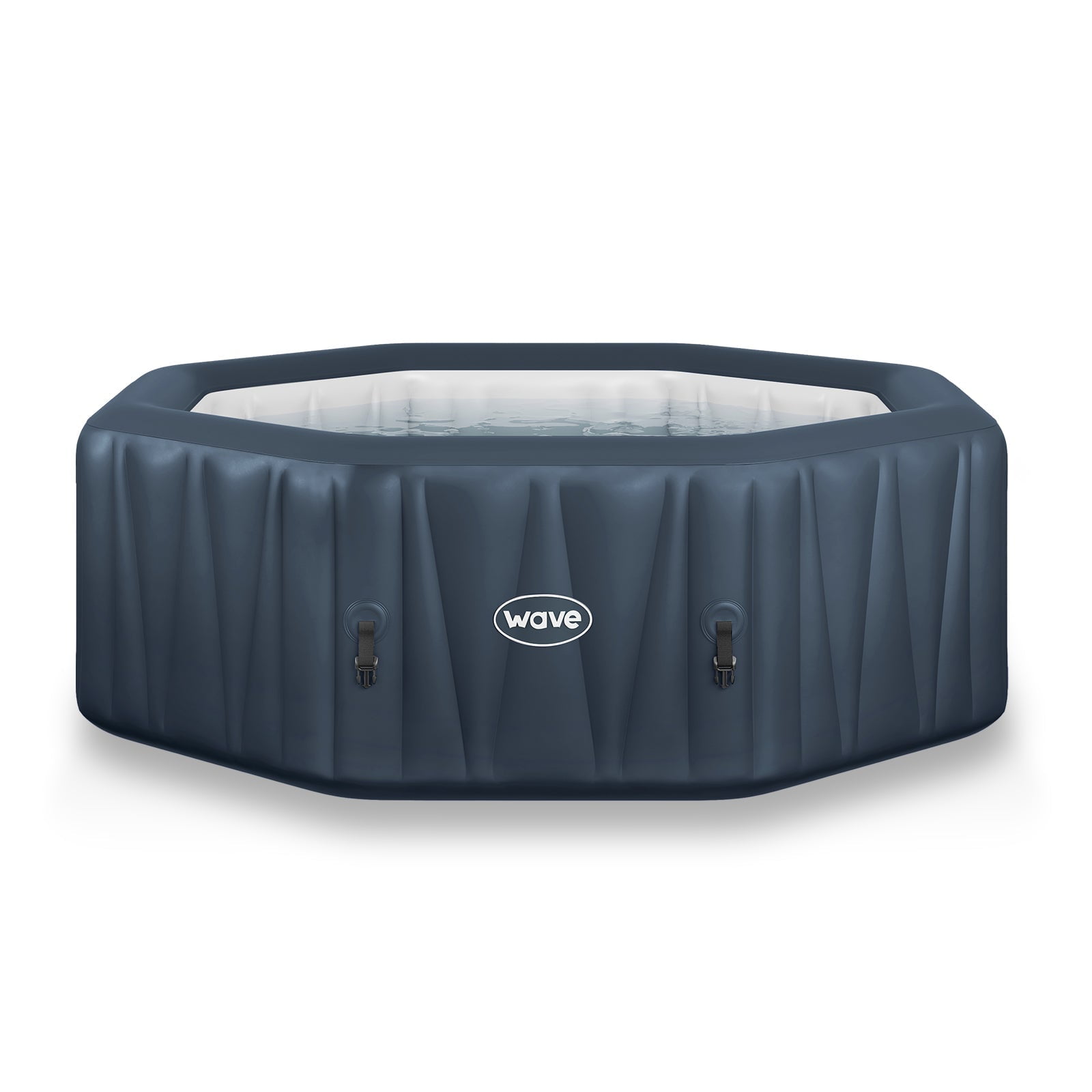 Wave Aegean 6-Person Outdoor Octagonal Inflatable Hot Tub with ...