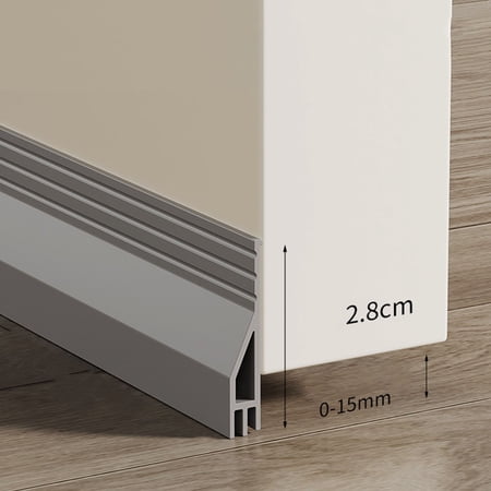 Wave Bottom Door Draft Stopper Weather Strip for Noise Reduction and Insulation