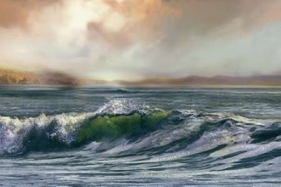 Wave Canvas Art - Mike Calascibetta (12 x 18)