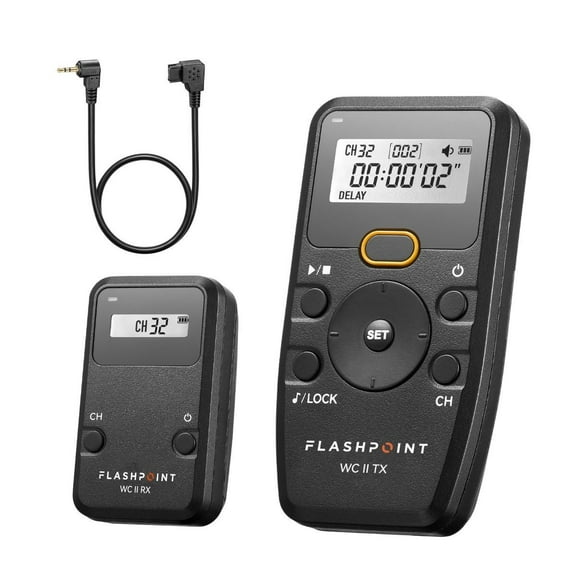 Flashpoint Wave Commander II Wireless Remote Shutter Release Kit for Sony Cameras with Accessory Port, Godox TR-S1