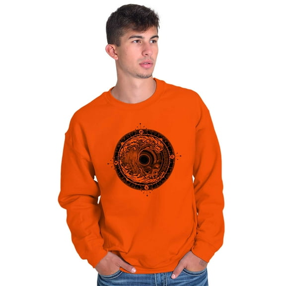 Wave Compass Ocean Sea Spiritual Sweatshirt for Men or Women Brisco Brands X