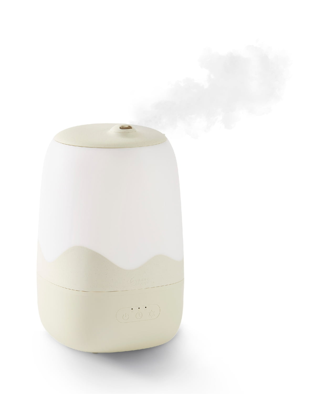 White BPA-Free Ultrasonic Humidifier with Night Light
