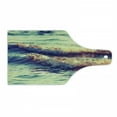 thumbnail image 1 of Wave Cutting Board, MacroPhotography of Little Swirling Wave on Ocean with Blurred Background, Decorative Tempered Glass Cutting and Serving Board, in 3 Sizes, by Ambesonne, 1 of 2