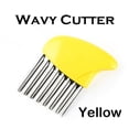 thumbnail image 1 of Wave Cutting Knife Potato Vegetable Fruit Melon Slicer French Fries Knife Cutter, 1 of 15