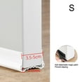 Wave Door Bottom Draft Stopper Weather Strip AntiCold Noise Blocker