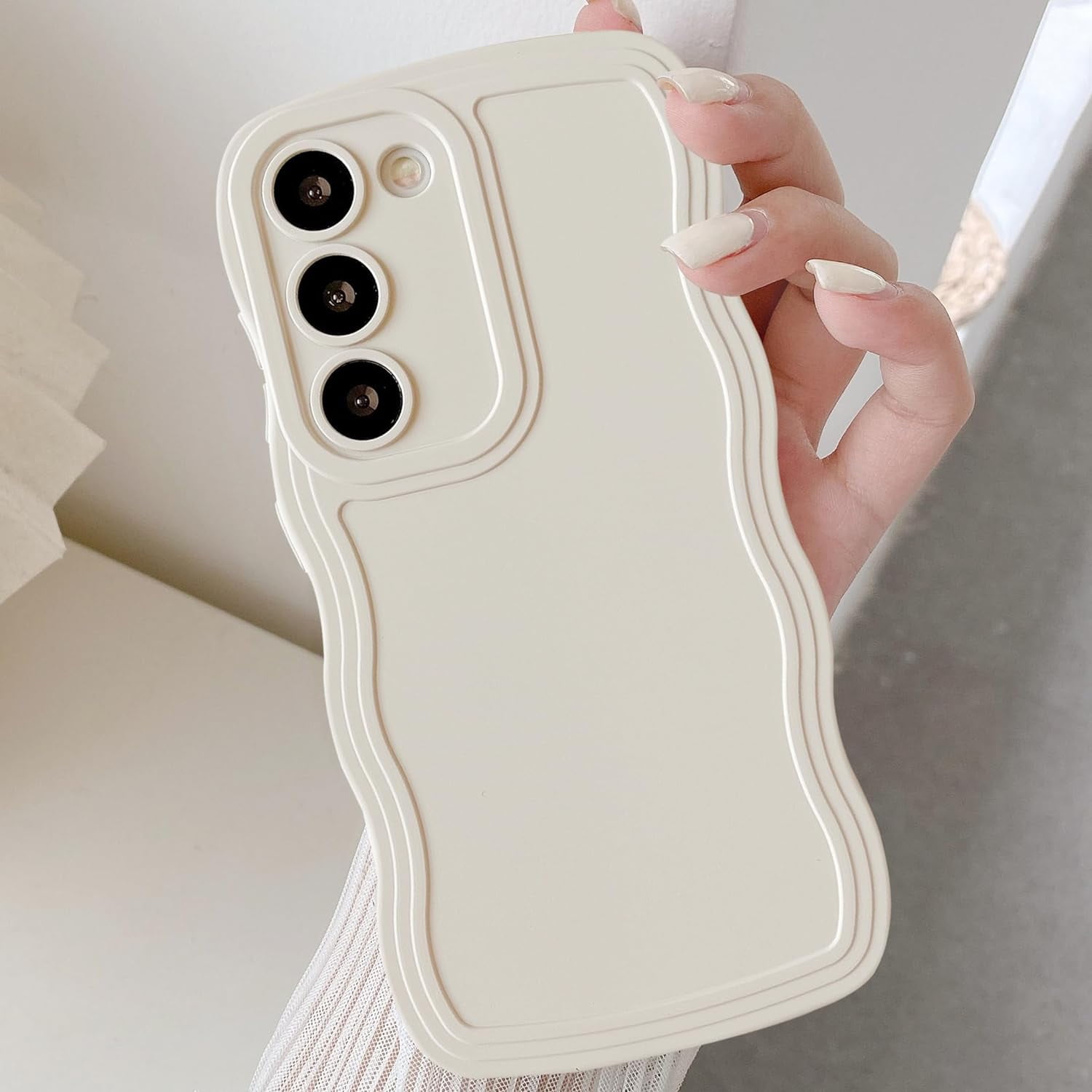 Wave Frame Case for Samsung Galaxy A15 4G/5G Phone Case,Cute Wave Frame Slim Fit Shockproof Phone Bumper Cover Soft Pretty Curly Wavy Case ... Wave Frame Case for Samsung Galaxy A15 4G/5G Phone Case,Cute Wave Frame Slim Fit Shockproof Phone Bumper Cover Soft Pretty Curly Wavy Case ...