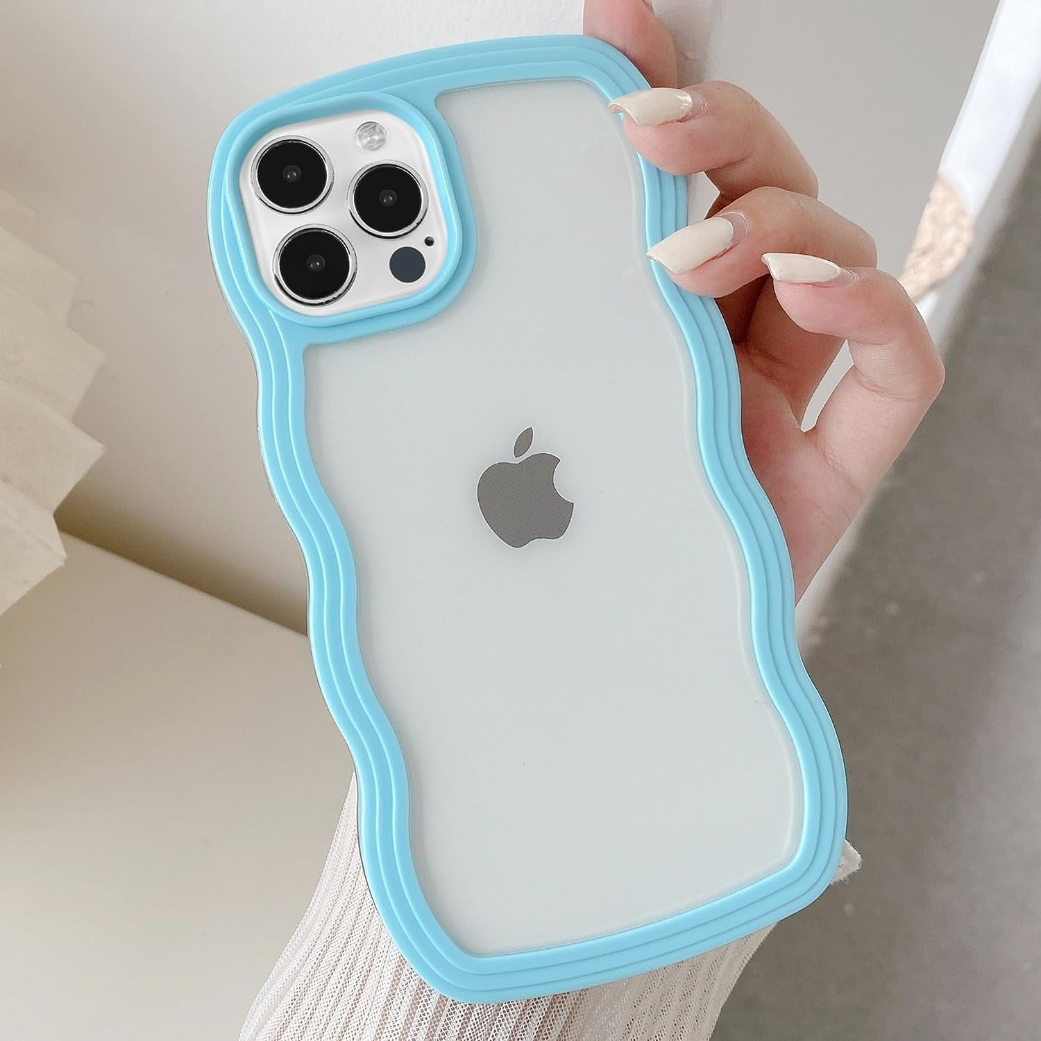 Case for iPhone 11 Pro Max 6.5 inch Case, Clear Cute Curvy