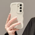 thumbnail image 1 of for Samsung Galaxy A14 5G Phone Case, Cute Wave Frame Slim Fit Shockproof Phone Bumper Cover Soft Pretty Curly Girly Cover for A14 5G, 1 of 8
