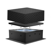 Wave Garda | 4 Person Eco Foam Hot Tub | EnergySave Bundle | Charcoal Black