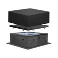 thumbnail image 1 of Wave Garda 6-Person Square Eco-Foam Hot Tub | 90-Jet Massage & Wi-Fi Eco Heater | Flint Gray | EnergySave Bundle, 1 of 7