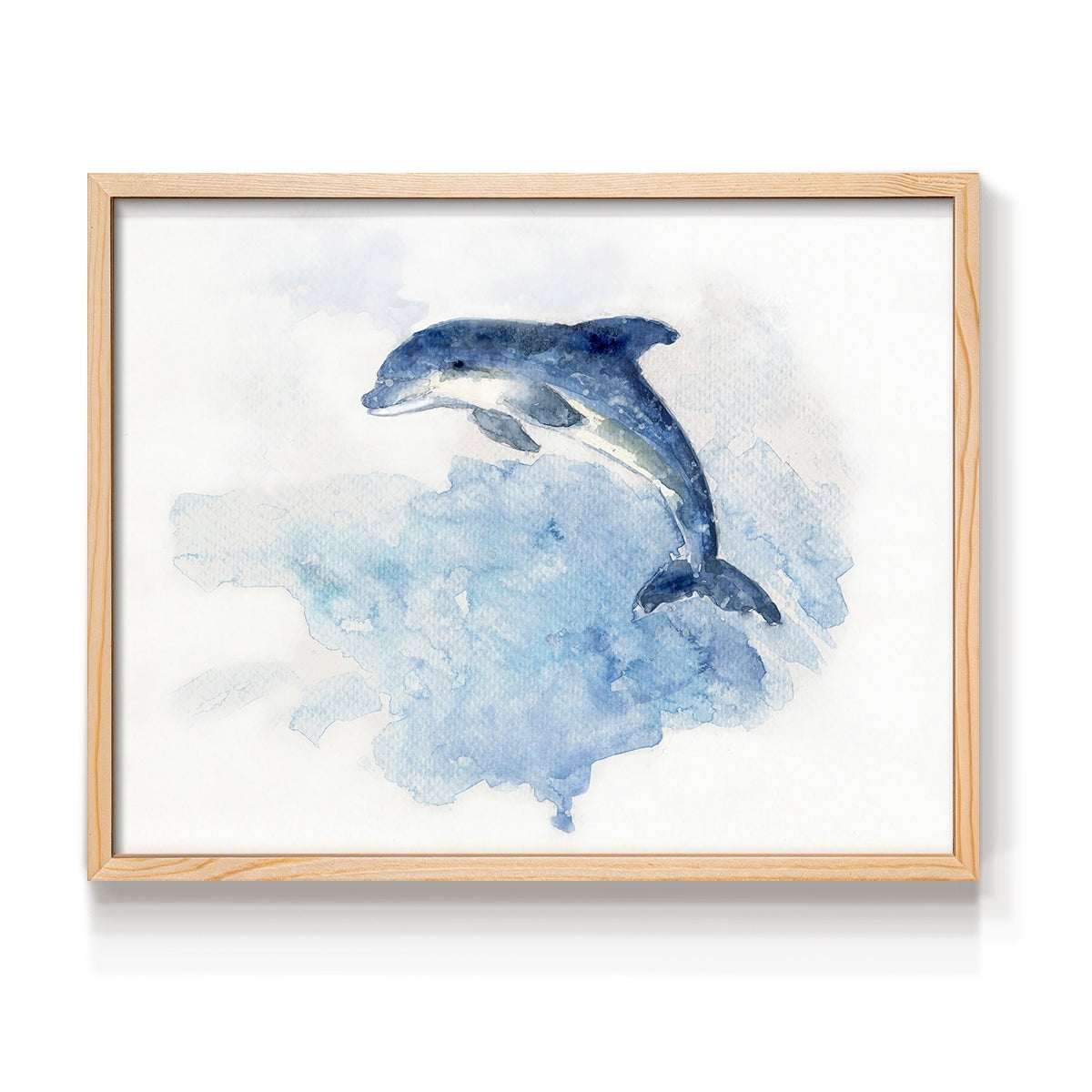 Wave Jumping by Sally Swatland - Restickable Framed Giclée Print